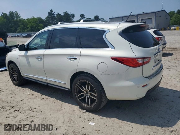 2014 Infiniti QX60 with VIN 5N1AL0MM0EC538966, listed as a Copart auction lot 60871735 with 99,479 mi miles and Salvage title. Bid and sale history available at DreamBid. Image 2.