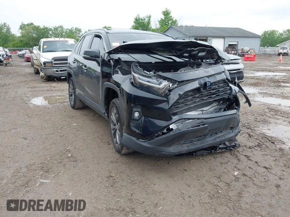2023 Toyota RAV4 Hybrid XLE Premium with VIN 4T3B6RFV6PU126643, listed as a IAAI auction lot 42324990 with 31,491 mi miles and . Bid and sale history available at DreamBid. Image 1.