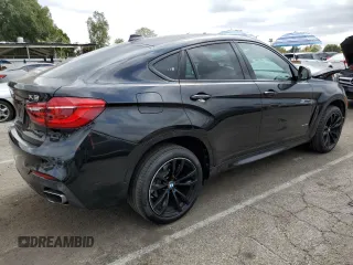 2017 BMW X6 xDrive35i z VIN 5UXKU2C39H0X47816, wystawiony jako Copart lot #53553385 z przebiegiem 123 036 mil mil oraz Szkoda całkowita • Salvage title. Historia ofert i sprzedaży dostępna na DreamBid. Obrazek 3.