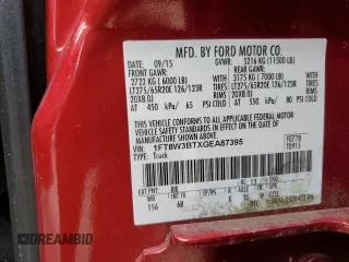 2016 Ford F-350 Platinum with VIN 1FT8W3BTXGEA87395, listed as a Copart auction lot 63563775 with 153,479 mi miles and Non repairable. Bid and sale history available at DreamBid. Image 12.