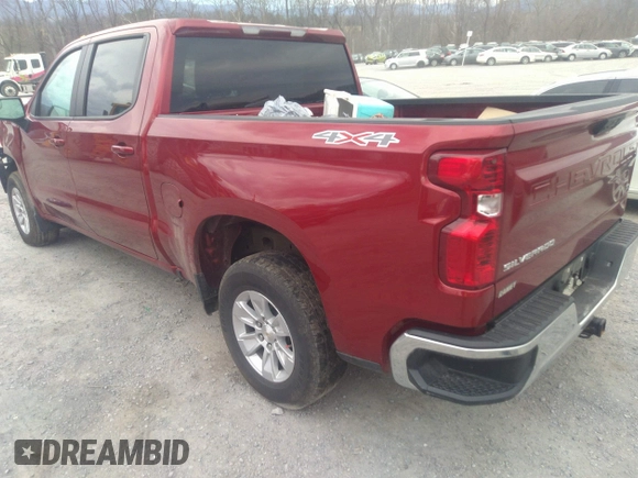2023 Chevrolet Silverado 1500 LT with VIN 1GCUDDE88PZ333015, listed as a IAAI auction lot 41620991 with 1 mi miles. Bid and sale history available at carsss.com. Image 3.