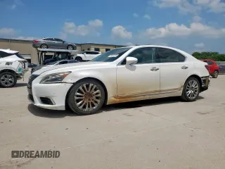 2014 Lexus LS 460 z VIN JTHBL5EF4E5129233, wystawiony jako Copart lot #59297325 z przebiegiem 157 970 mil mil oraz Czysty tytuł • Clean title. Historia ofert i sprzedaży dostępna na DreamBid. Obrazek 1.