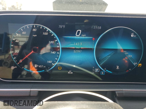 2020 Mercedes-Benz GLE 350 z VIN 4JGFB4KB1LA282959, wystawiony jako Copart lot #52194805 z przebiegiem 57 797 mil mil oraz Szkoda całkowita • Salvage title. Historia ofert i sprzedaży dostępna na DreamBid. Obrazek 9.