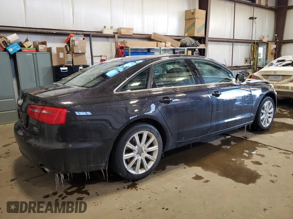 2012 Audi A6 z VIN WAUFGCFC3CN091469, wystawiony jako Copart lot #43750915 z przebiegiem 146 850 mil mil oraz Szkoda całkowita • Salvage title. Historia ofert i sprzedaży dostępna na DreamBid. Obrazek 3.
