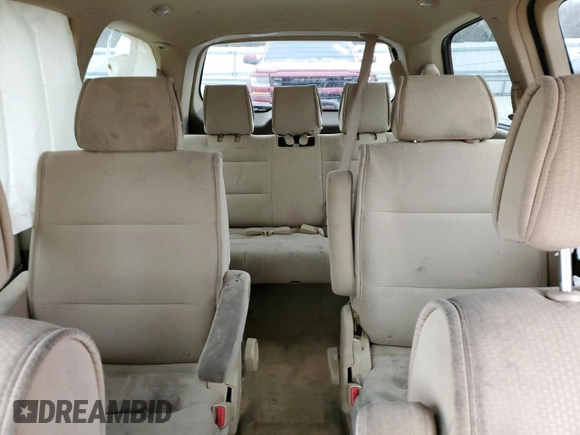 2008 Nissan Quest SL with VIN 5N1BV28U88N106199, listed as a Copart auction lot 41474575 with 206,845 mi miles and Salvage Title. Bid and sale history available at carsss.com. Image 10.