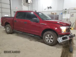 2019 Ford F-150 XL with VIN 1FTEW1E4XKKE79119, listed as a Copart auction lot 43783225 with 80,609 mi miles and Salvage Title. Bid and sale history available at carsss.com. Image 4.