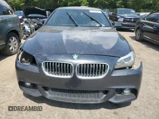 2015 BMW 5 Series 528i with VIN WBA5A5C5XFD513763, listed as a Copart auction lot 63825535 with 147,982 mi miles and Salvage title. Bid and sale history available at DreamBid. Image 5.