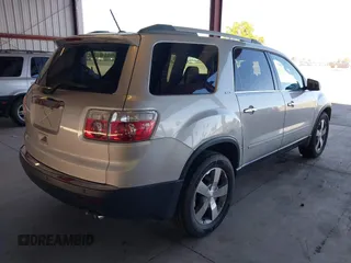 2011 GMC Acadia SLT1 with VIN 1GKKRRED5BJ358193, listed as a IAAI auction lot 41889390 with 164,010 mi miles. Bid and sale history available at carsss.com. Image 4.