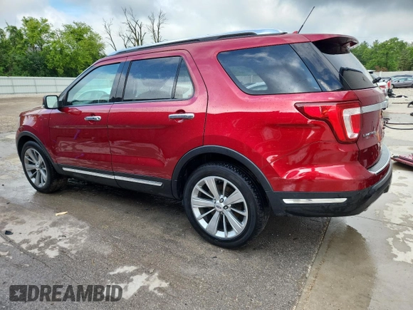 2018 Ford Explorer Limited z VIN 1FM5K7F83JGB41204, wystawiony jako Copart lot #62181525 z przebiegiem 64 817 mil mil oraz Czysty tytuł • Clean title. Historia ofert i sprzedaży dostępna na DreamBid. Obrazek 2.