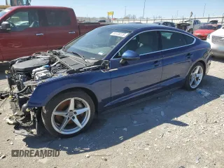 2018 Audi A5 Sportback Premium Plus с VIN WAUENCF5XJA052319, выставлен на аукционе Copart как лот 44125225 с пробегом Не указан миль и Списание • Salvage title. История ставок и продаж доступна на DreamBid. Изображение 1.