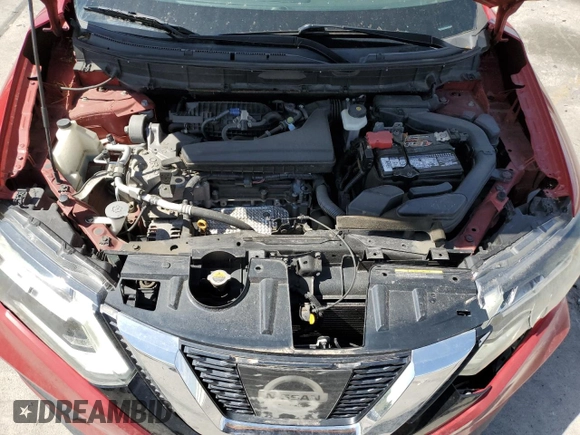2017 Nissan Rogue SV with VIN 5N1AT2MV0HC762456, listed as a Copart auction lot 57492675 with 81,267 mi miles and Salvage title. Bid and sale history available at DreamBid. Image 12.