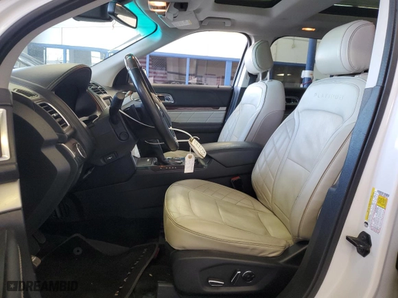 2016 Ford Explorer Platinum with VIN 1FM5K8HT1GGB67252, listed as a Copart auction lot 50235475 with 105,061 mi miles and Salvage Title. Bid and sale history available at carsss.com. Image 7.