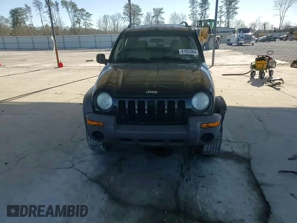 2003 Jeep Liberty Sport with VIN 1J4FK481X3W725304, listed as a Copart auction lot 87003384 with 185,646 mi miles and Salvage Title. Bid and sale history available at DreamBid. Image 10.