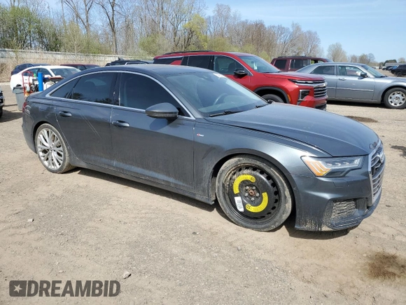 2019 Audi A6 Prestige with VIN WAUM2AF21KN094175, listed as a Copart auction lot 54902765 with 75,359 mi miles and Clean title. Bid and sale history available at DreamBid. Image 4.