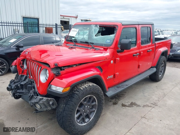 2022 Jeep Gladiator High Altitude with VIN 1C6HJTFG0NL105043, listed as a IAAI auction lot 41290790 with 73,595 mi miles. Bid and sale history available at carsss.com. Image 18.