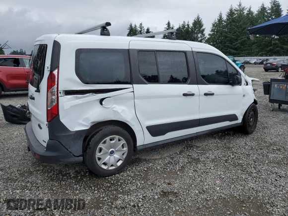 2018 Ford Transit Connect XL with VIN NM0GS9E74J1366779, listed as a Copart auction lot 61565865 with 106,491 mi miles and Salvage title. Bid and sale history available at DreamBid. Image 3.