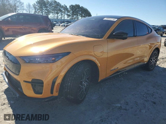 2023 Ford Mustang Mach-E GT with VIN 3FMTK4SXXPMA58001, listed as a Copart auction lot 89045745 with 9,274 mi miles and Salvage Title. Bid and sale history available at DreamBid. Image 1.