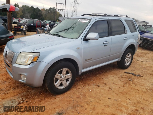 2008 Mercury Mariner with VIN 4M2CU29H18KJ25895, listed as a Copart auction lot 81350834 with 199,971 mi miles and Salvage Title. Bid and sale history available at carsss.com. Image 1.