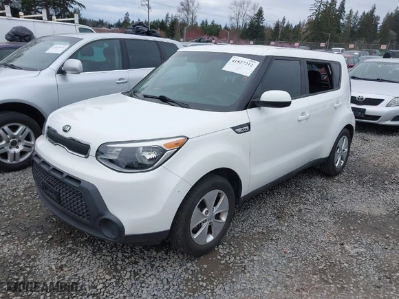2016 Kia Soul with VIN KNDJN2A20G7343300, listed as a IAAI auction lot 41827212 with NaN miles. Bid and sale history available at carsss.com. Image 2.