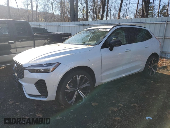 2024 Volvo XC60 Ultimate Dark Theme с VIN YV4L12RM9R1714600, выставлен на аукционе Copart как лот 77959124 с пробегом 21 836 миль миль и Списание • Salvage title. История ставок и продаж доступна на DreamBid. Изображение 1.
