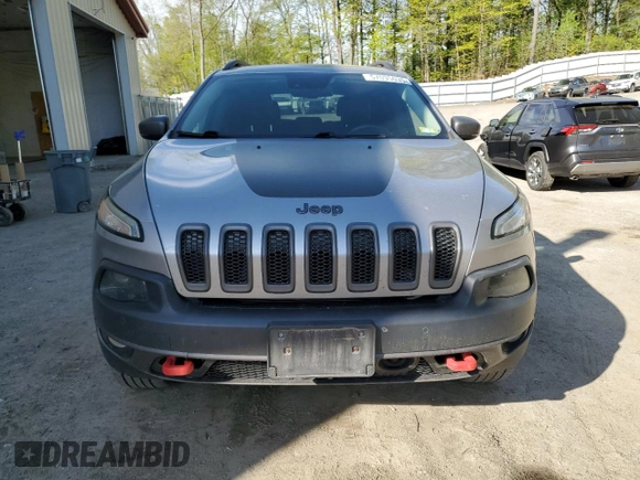 2017 Jeep Cherokee Trailhawk L Plus с VIN 1C4PJMBS0HD214427, выставлен на аукционе Copart как лот 57035035 с пробегом 123 957 миль миль и Списание • Salvage title. История ставок и продаж доступна на DreamBid. Изображение 5.