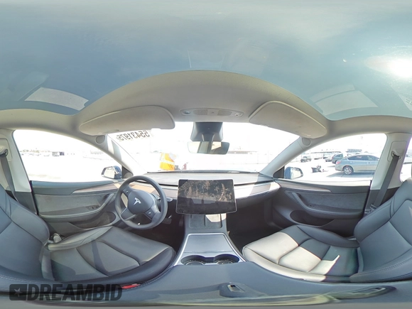 2024 Tesla Model Y with VIN 7SAYGDED0RF102479, listed as a Copart auction lot 55431975 with 23,989 mi miles and Salvage title. Bid and sale history available at DreamBid. Image 16.