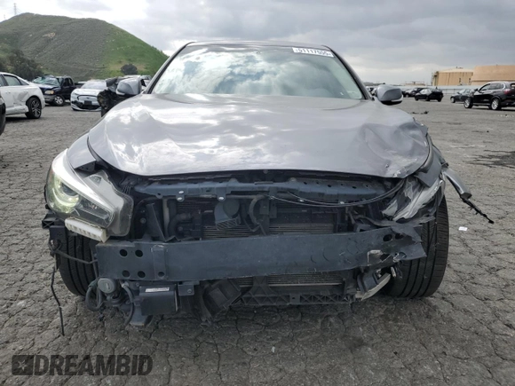 2019 Infiniti Q50 Luxe z VIN JN1EV7AP6KM513800, wystawiony jako Copart lot #51117555 z przebiegiem 92 337 mil mil oraz Szkody całkowita. Historia ofert i sprzedaży dostępna na DreamBid. Obrazek 5.
