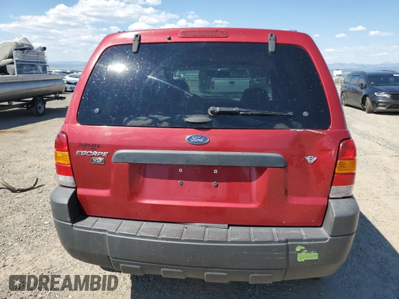 2005 Ford Escape XLT with VIN 1FMYU93115KD92087, listed as a Copart auction lot 61156264 with 193,475 mi miles and Clean Title. Bid and sale history available at DreamBid. Image 6.