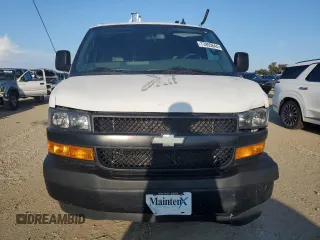 2019 Chevrolet Express Cargo Van with VIN 1GCWGAFGXK1203748, listed as a Copart auction lot 84944724 with 153,908 mi miles and Non Repairable. Bid and sale history available at carsss.com. Image 5.