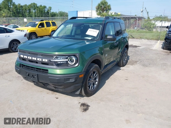 2024 Ford Bronco Sport Big Bend z VIN 3FMCR9B60RRE84253, wystawiony jako IAAI lot #42379244 z przebiegiem 3 587 mil mil oraz . Historia ofert i sprzedaży dostępna na DreamBid. Obrazek 2.