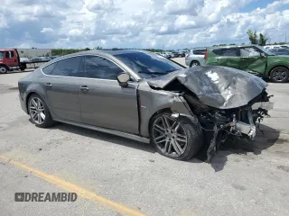 2016 Audi A7 3.0 Premium Plus with VIN WAUWGAFC5GN077793, listed as a Copart auction lot 64570043 with 80,479 mi miles. Bid and sale history available at carsss.com. Image 4.