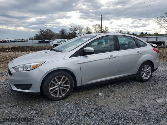 2018 Ford Focus SE with VIN 1FADP3F20JL275641, listed as a Copart auction lot 46580965 with 97,919 mi miles and Salvage Title. Bid and sale history available at carsss.com. Image 1.