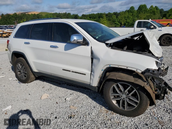 2017 Jeep Grand Cherokee Limited with VIN 1C4RJEBG2HC628390, listed as a Copart auction lot 59921975 with 120,071 mi miles and Salvage title. Bid and sale history available at DreamBid. Image 4.