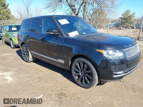 2017 Land Rover Range Rover HSE with VIN SALGS2FV2HA376222, listed as a IAAI auction lot 41592865 with 93,773 mi miles and . Bid and sale history available at DreamBid. Image 1.