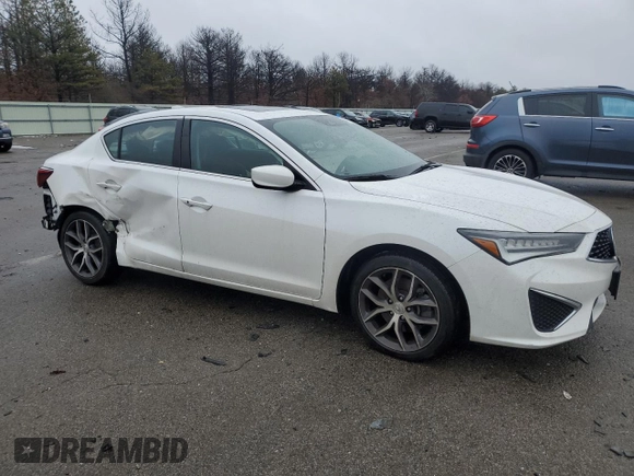 2022 Acura ILX Premium with VIN 19UDE2F70NA003597, listed as a Copart auction lot 45085565 with Not Provided miles and Salvage Title. Bid and sale history available at DreamBid. Image 4.