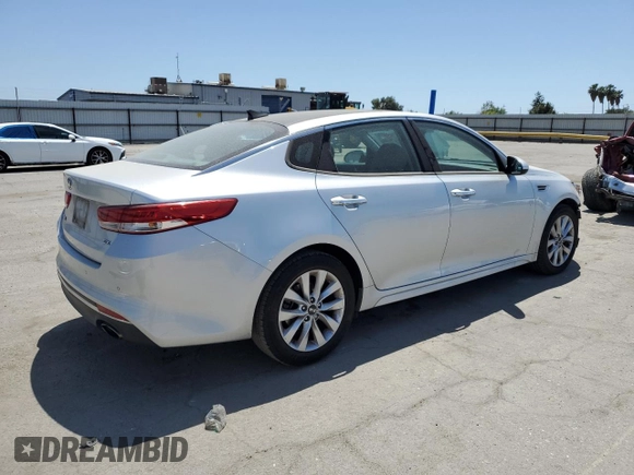 2016 Kia Optima EX with VIN 5XXGU4L36GG007947, listed as a Copart auction lot 58442435 with 81,559 mi miles and Salvage title. Bid and sale history available at DreamBid. Image 3.