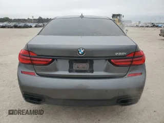 2018 BMW 7 Series 750i with VIN WBA7F0C59JGM24142, listed as a Copart auction lot 45532365 with 62,120 mi miles and Salvage Title. Bid and sale history available at carsss.com. Image 6.