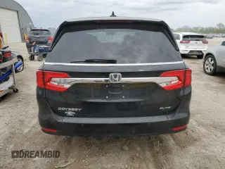 2018 Honda Odyssey Elite with VIN 5FNRL6H92JB024856, listed as a Copart auction lot 52409895 with 123,264 mi miles and Salvage title. Bid and sale history available at DreamBid. Image 6.