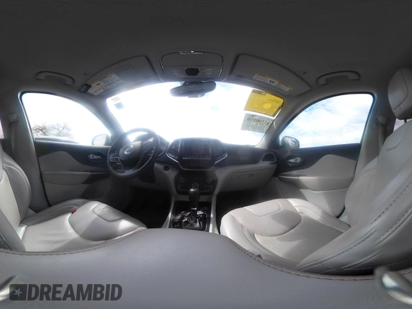 2019 Jeep Cherokee Limited with VIN 1C4PJLDB1KD387310, listed as a IAAI auction lot 42190270 with 96,635 mi miles and . Bid and sale history available at DreamBid. Image 18.