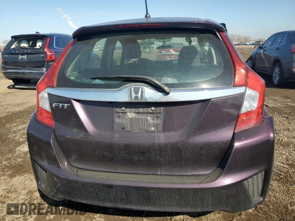 2015 Honda Fit EX-L with VIN 3HGGK5H8XFM756085, listed as a Copart auction lot 48771025 with 46,740 mi miles and Salvage Title. Bid and sale history available at carsss.com. Image 6.
