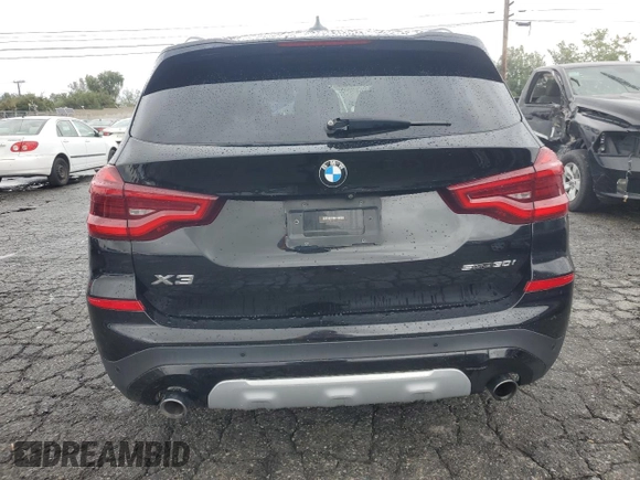 2019 BMW X3 sDrive30i with VIN 5UXTR7C55KLR44556, listed as a Copart auction lot 55632405 with 95,330 mi miles and Clean Title. Bid and sale history available at DreamBid. Image 6.