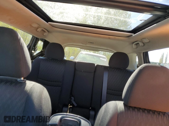 2017 Nissan Rogue SL with VIN 5N1AT2MV0HC733183, listed as a Copart auction lot 53629635 with 125,275 mi miles and Salvage Title. Bid and sale history available at carsss.com. Image 10.