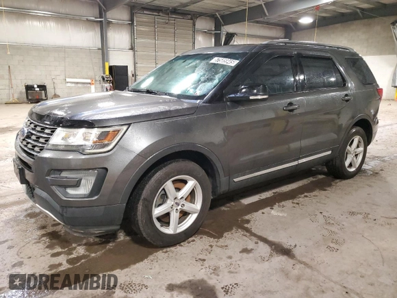 2017 Ford Explorer XLT z VIN 1FM5K8DH2HGA72766, wystawiony jako Copart lot #57585945 z przebiegiem 93 188 mil mil oraz Czysty tytuł • Clean title. Historia ofert i sprzedaży dostępna na DreamBid. Obrazek 1.