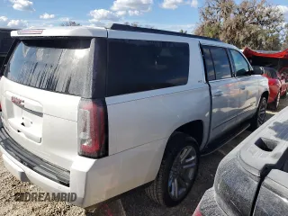 2020 GMC Yukon XL SLT with VIN 1GKS1GKC0LR160258, listed as a Copart auction lot 76796114 with 0 mi miles and Salvage Title. Bid and sale history available at carsss.com. Image 3.