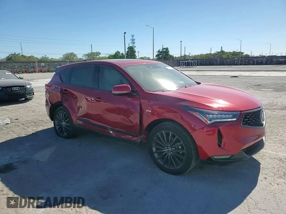 2024 Acura RDX w/A-Spec Advance Package with VIN 5J8TC2H83RL017995, listed as a Copart auction lot 83119784 with 4,604 mi miles and Salvage Title. Bid and sale history available at carsss.com. Image 12.