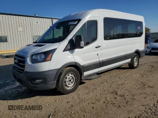 2020 Ford Transit Passenger XL with VIN 1FDAX2C88LKB22185, listed as a Copart auction lot 85075844 with 252,892 mi miles and Salvage Title. Bid and sale history available at DreamBid. Image 1.