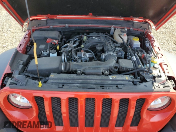 2023 Jeep Wrangler Willys z VIN 1C4HJXAG4PW512615, wystawiony jako Copart lot #56068085 z przebiegiem 21 624 mil mil oraz Szkoda całkowita • Salvage title. Historia ofert i sprzedaży dostępna na DreamBid. Obrazek 12.