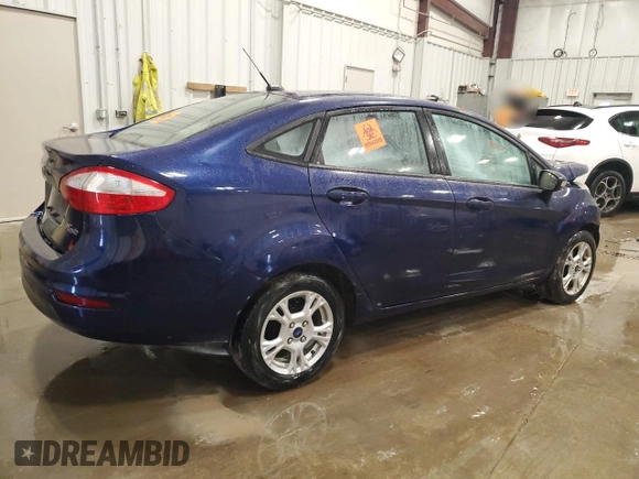 2016 Ford Fiesta SE with VIN 3FADP4BJ7GM184733, listed as a Copart auction lot 51133405 with 0 mi miles and Non Repairable. Bid and sale history available at carsss.com. Image 3.