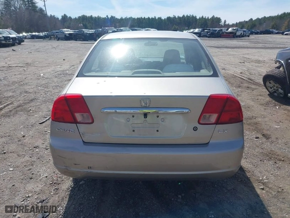 2002 Honda Civic LX with VIN 1HGES16542L069740, listed as a IAAI auction lot 41902478 with 146,627 mi miles. Bid and sale history available at carsss.com. Image 16.