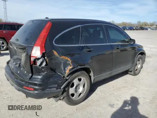 2011 Honda CR-V LX with VIN JHLRE4H32BC010757, listed as a Copart auction lot 50101075 with 163,357 mi miles and Salvage Title. Bid and sale history available at carsss.com. Image 3.